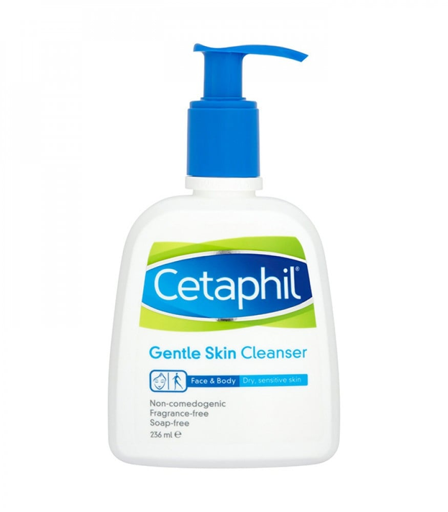 سيتافيل غسول منظف لطيف للبشرة 236مل cetaphil للبشرة الجافة 236 مل | غسول منظف لطيف للبشرة